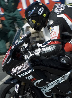 Bruce Anstey starts the PokerStars Superstock TT